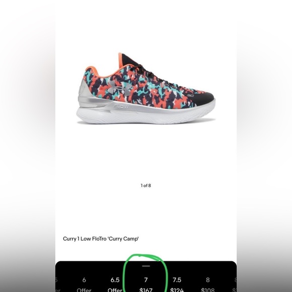 Under Armour Curry 1 Low FloTro “Curry Camp” - Picture 6 of 6